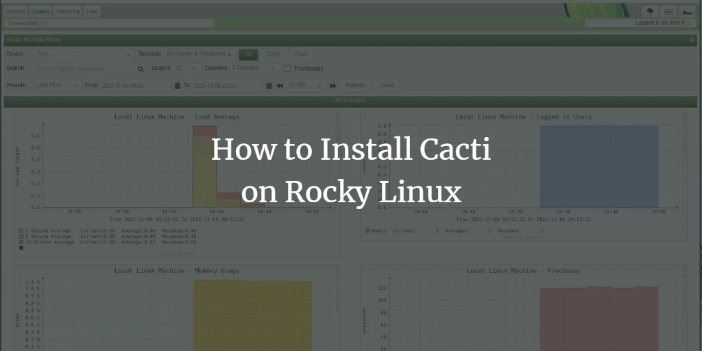 Установка Cacti на Rocky Linux