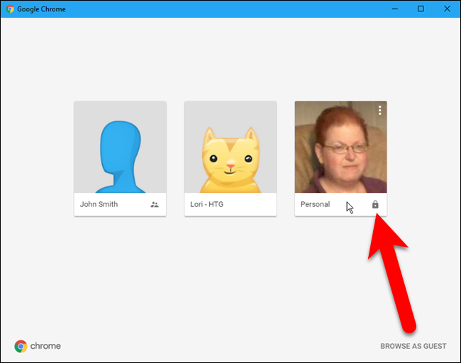 Заблокированный профиль с иконкой замка