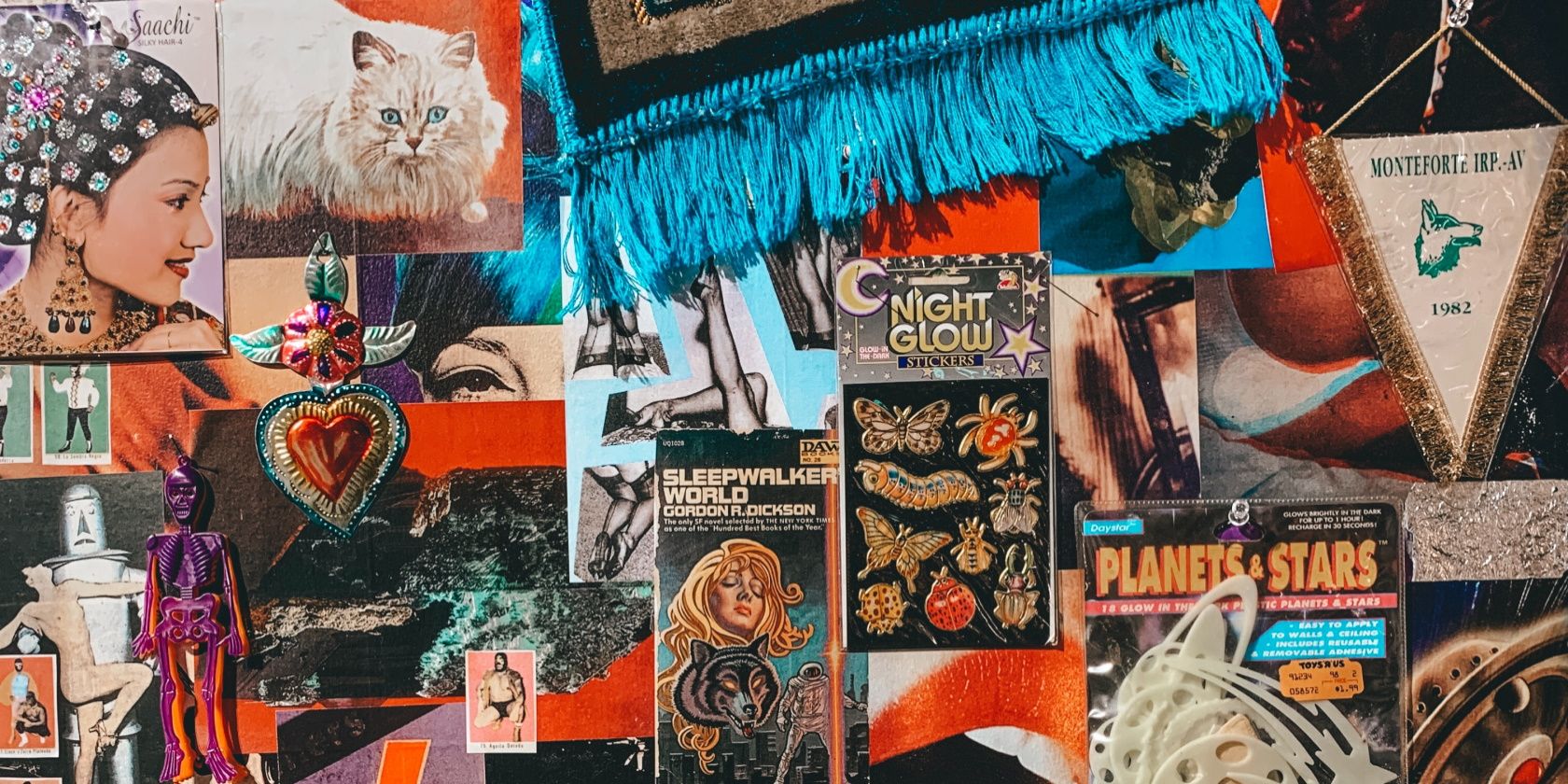 Коллаж с концепциями существ и пришельцев.