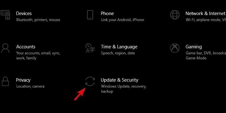 Окно раздела