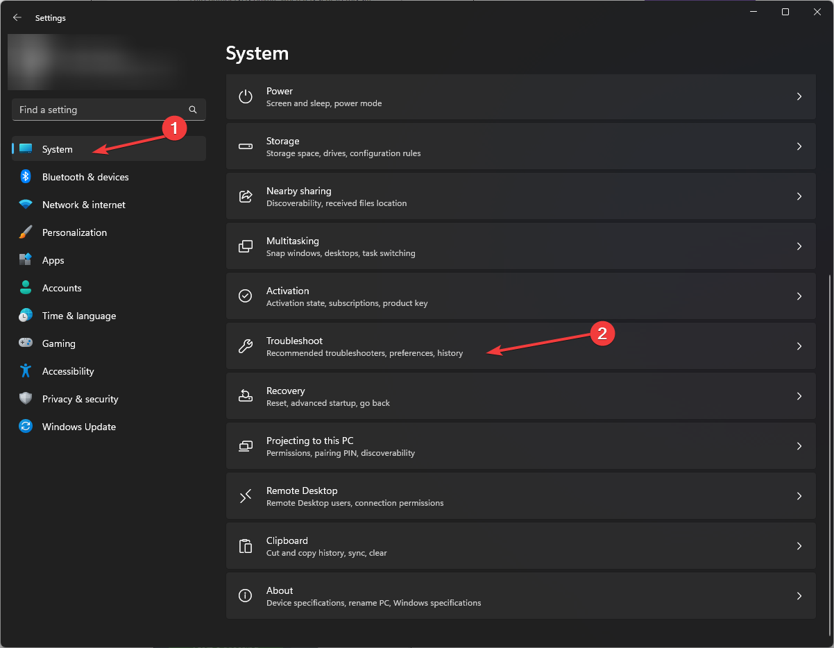 Система — устранение неполадок
