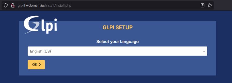 Скачивание и распаковка GLPI