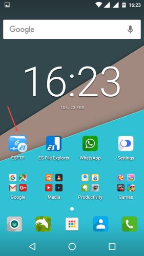 es-file-explorer-esftp-shortcut