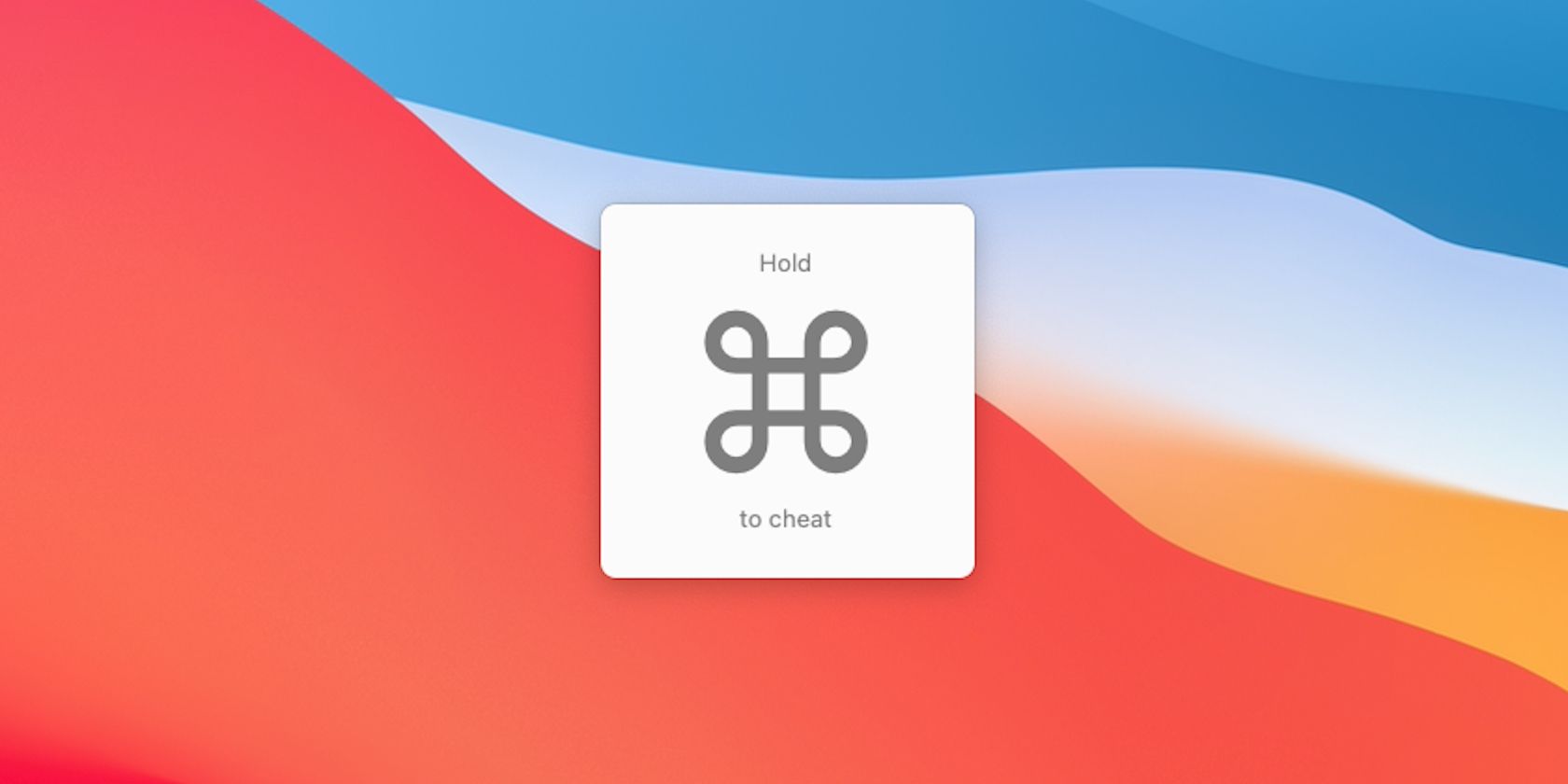 CheatSheet — сочетания клавиш на Mac