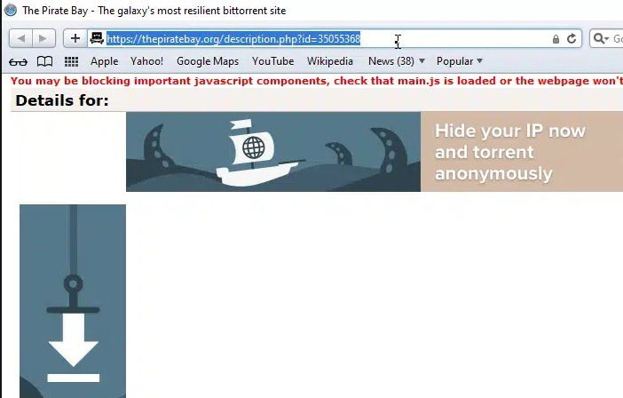 Загрузка magnet через Safari с помощью расширения
