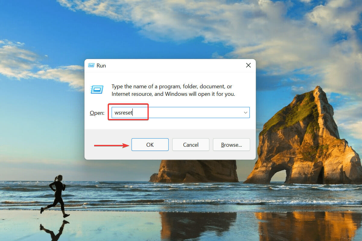 Reset the Microsoft Store app