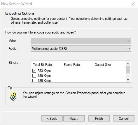 Настройки качества и кодирования