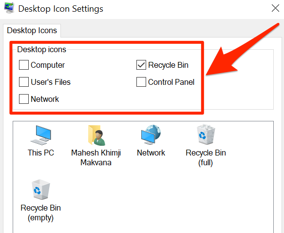 Как скрыть значки на рабочем столе Windows 10