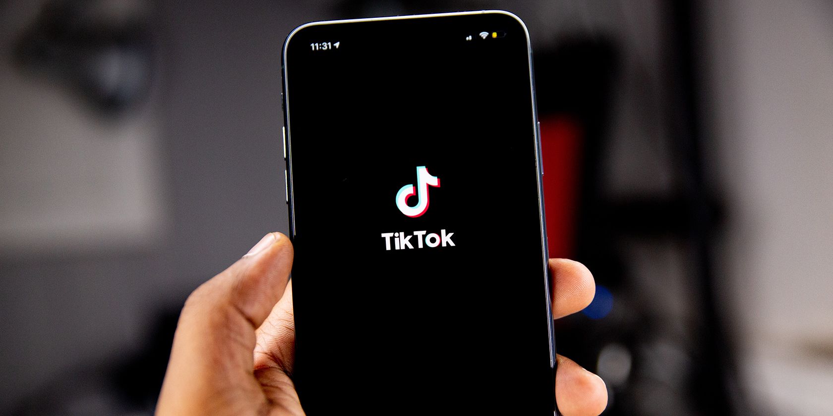 TikTok on a smartphone