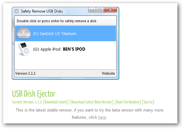 Скачивание USB Disk Ejector