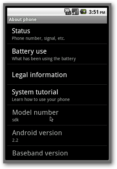 Предустановленные приложения: электронная почта и настройки