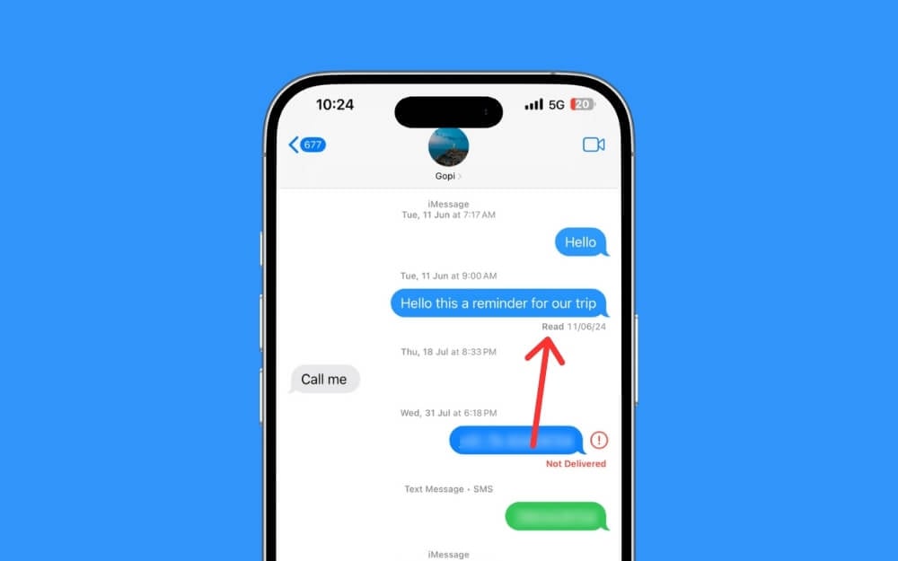 Метка «Прочитано» в iMessage