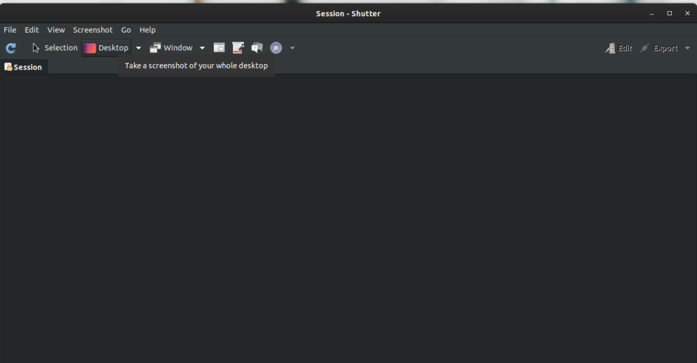 Shutter Desktop Button