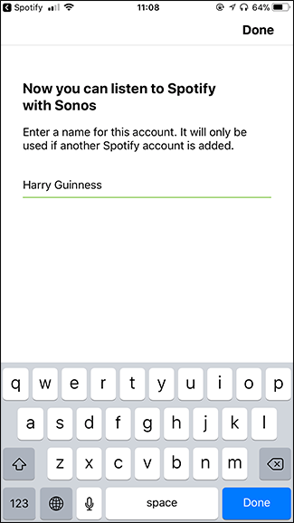 Поиск артиста или трека в Sonos через Spotify