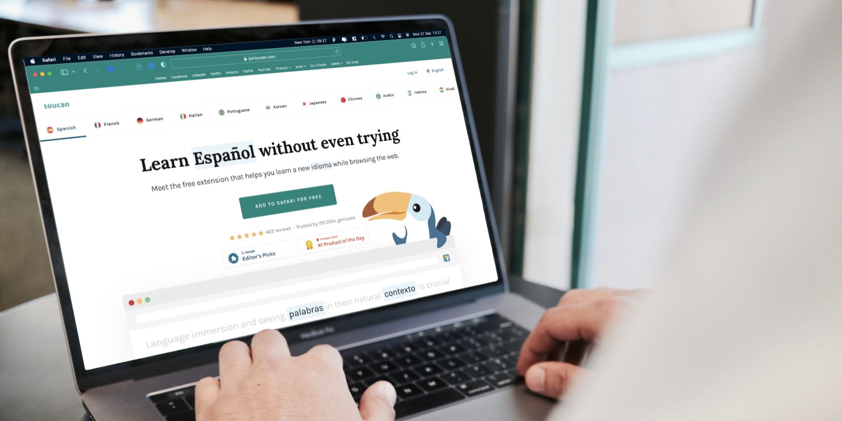 Как учить язык с Toucan, не теряя фокуса