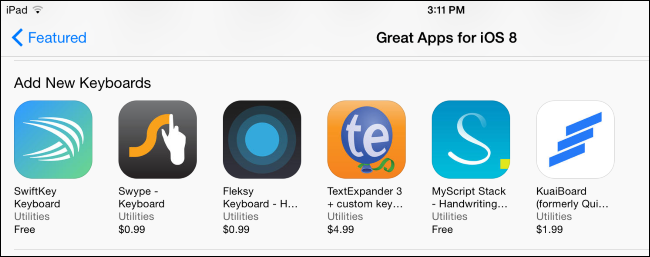 Подборка сторонних клавиатур в App Store