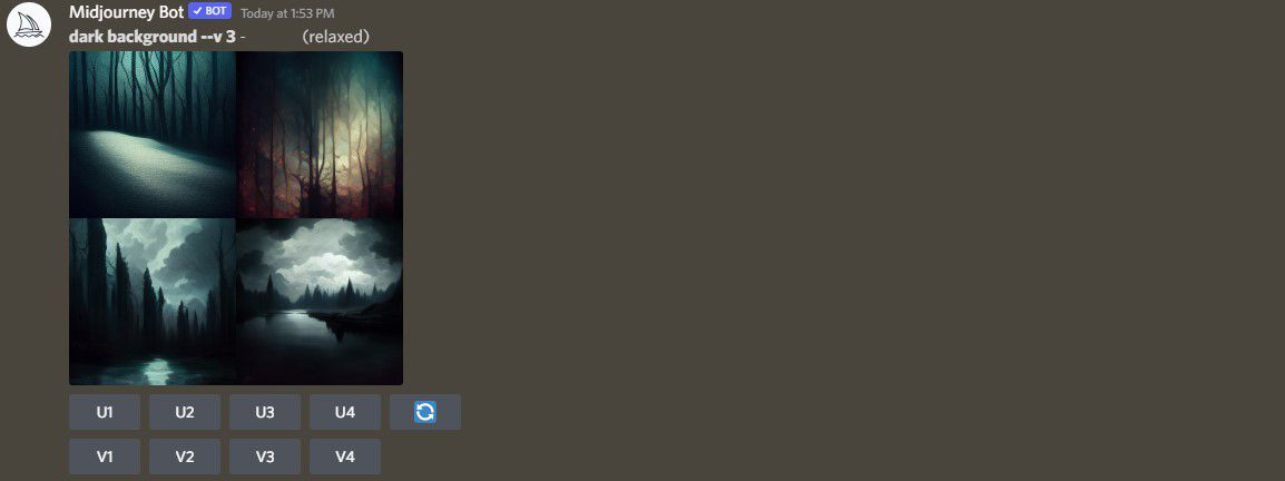 Dark Background example