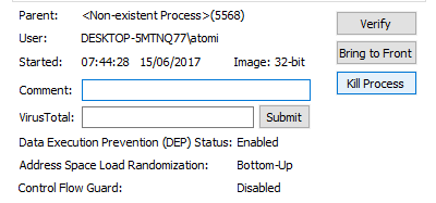 Поиск по Physical Device Object name в Process Explorer — список процессов, имеющих доступ к устройству