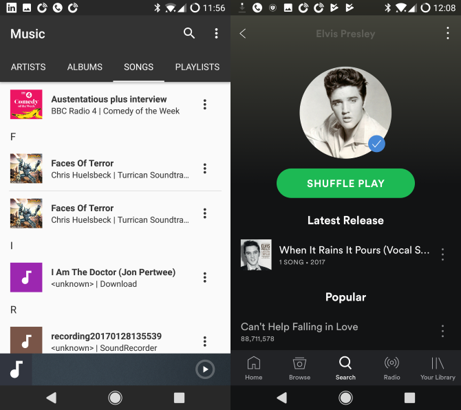 Приложения для стриминга музыки на Android