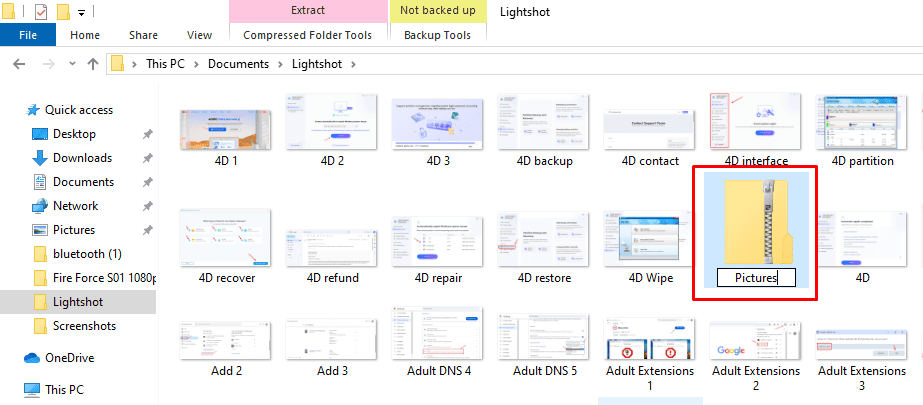 Переименуйте ZIP-папку перед отправкой
