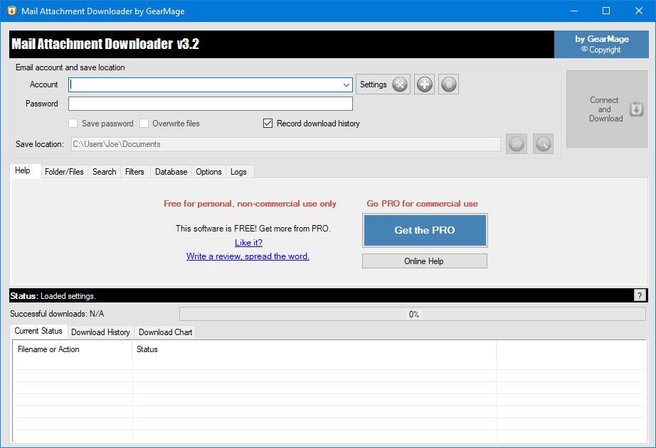 mail attachment downloader