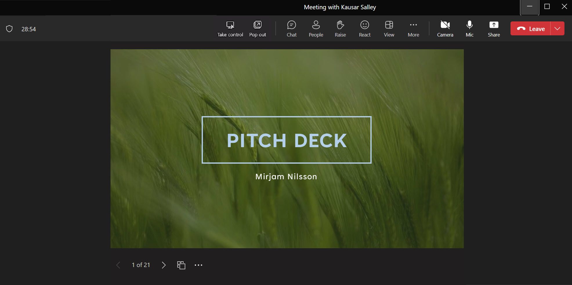 PowerPoint Live Audience view