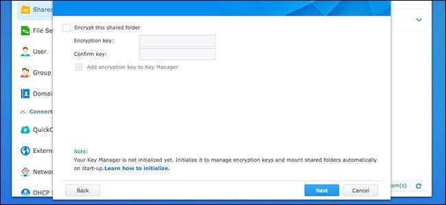 Включение квоты для общей папки Time Machine