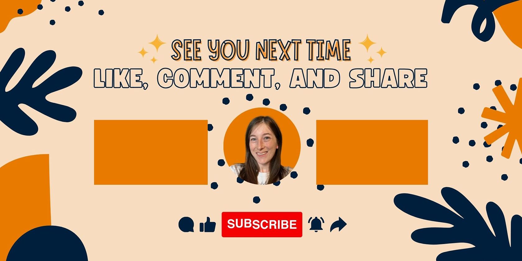 Создать конечную заставку YouTube в Canva