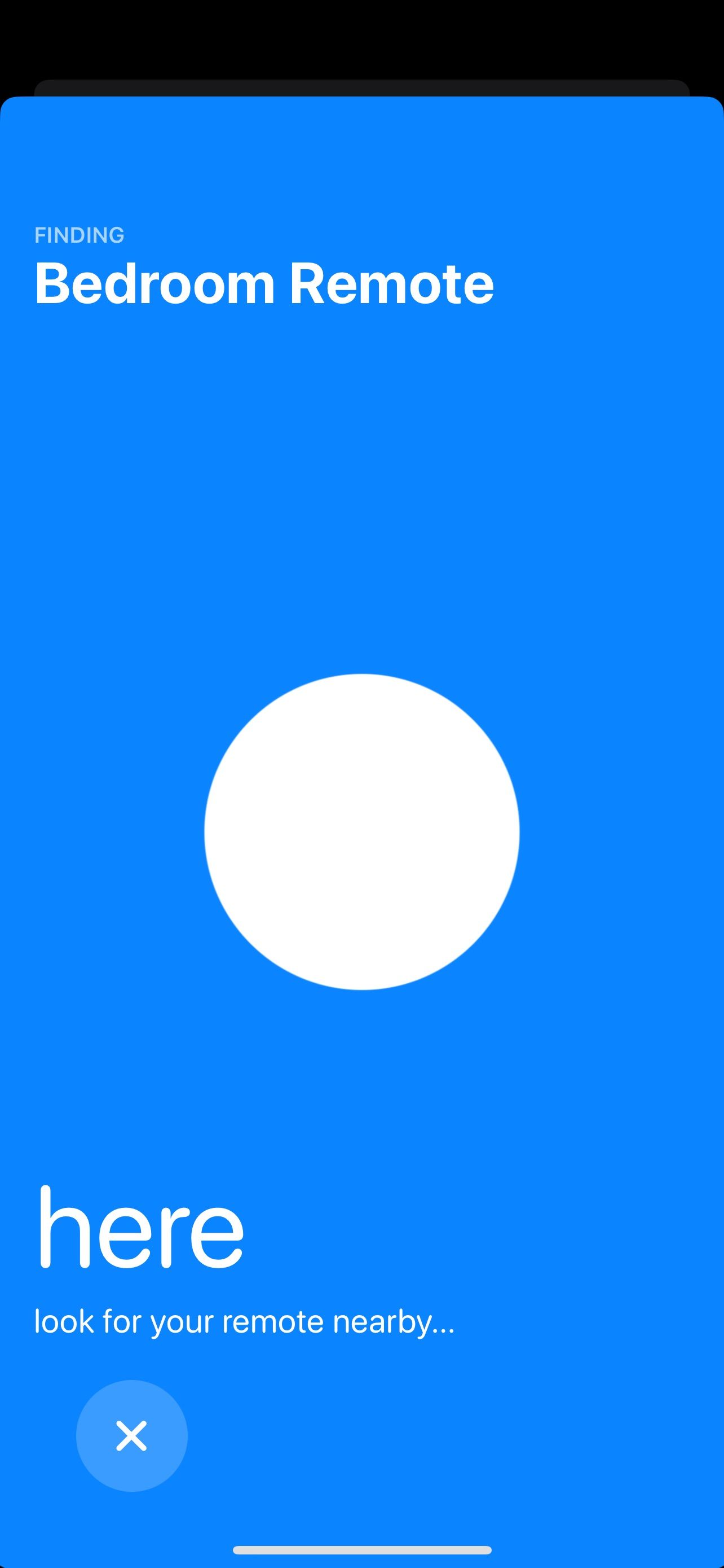 iOS Control Center Apple TV Remote App Here Signal