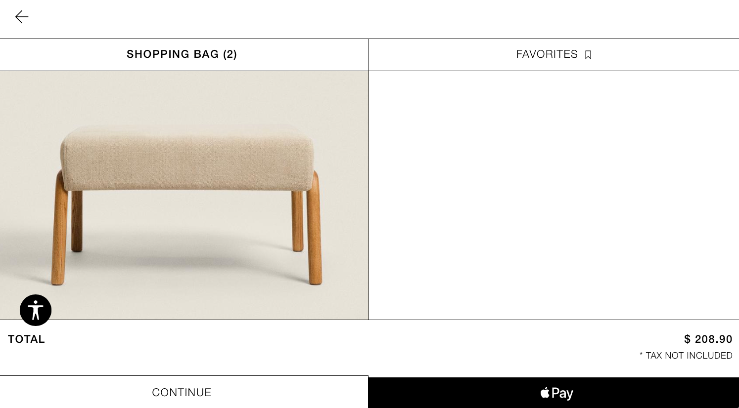 Safari: кнопка оплаты через Apple Pay на странице оформления заказа