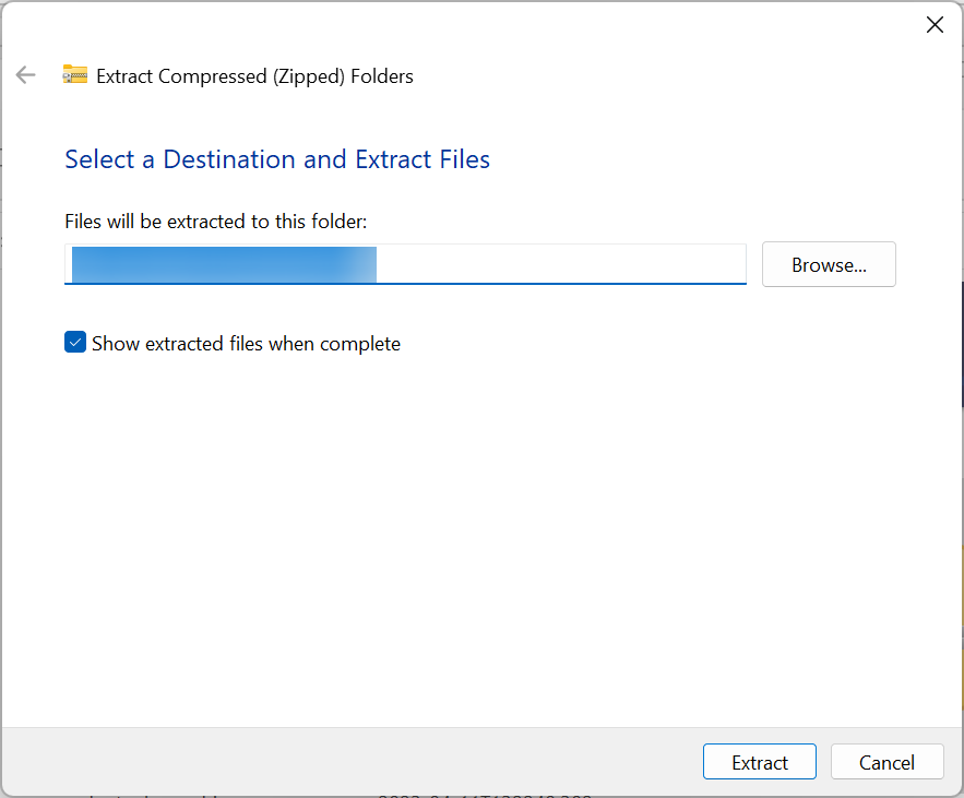 extract driver to fix No signed device drivers were found