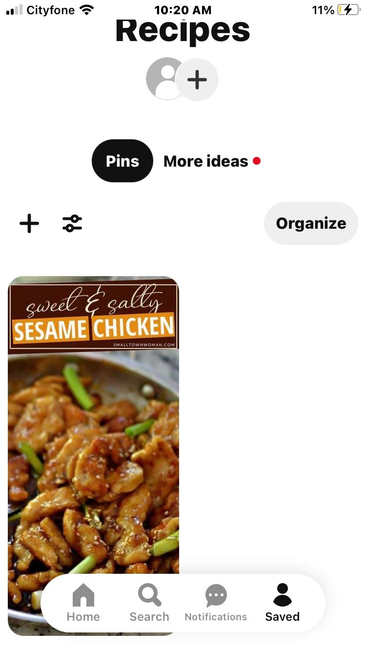 Личная страница в Pinterest