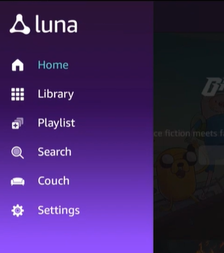 Окно настроек Amazon Luna — раздел звука