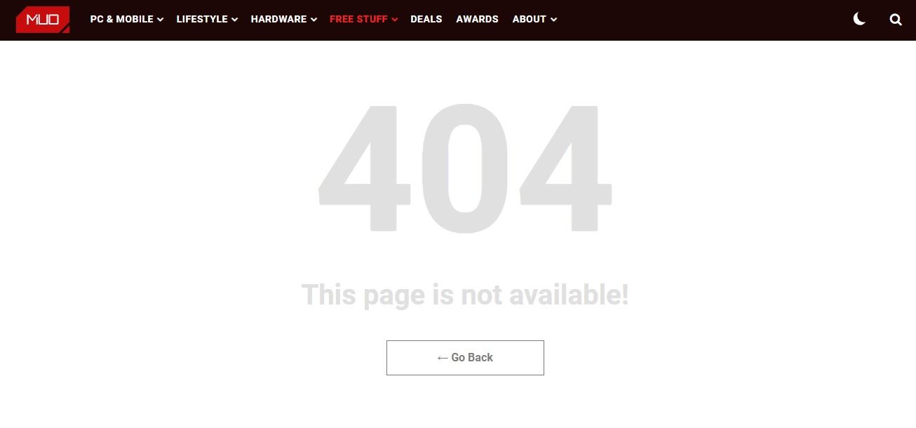 Веб-страница недоступна