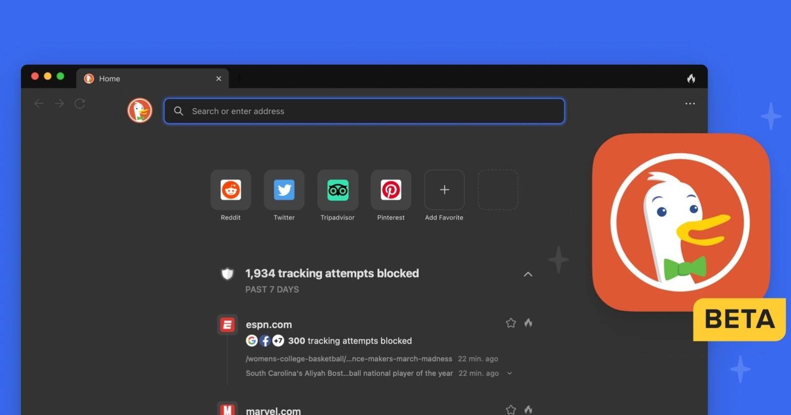 DuckDuckGo для Mac — приватный браузер в бете