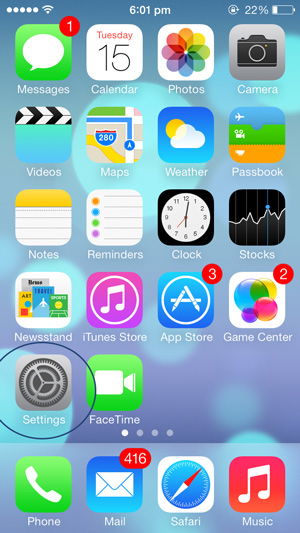 Удалить контакты Email и Facebook с iPhone