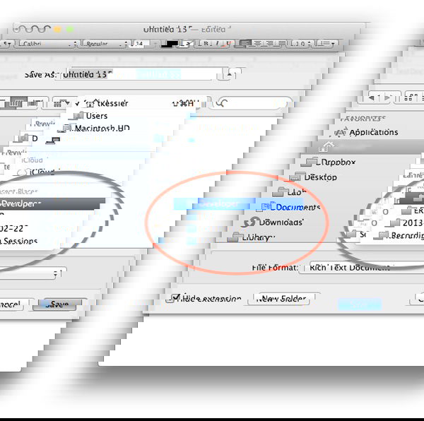 Borrar y ajustar Recent Places en macOS