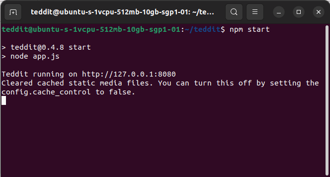 Тестовый запуск Teddit
