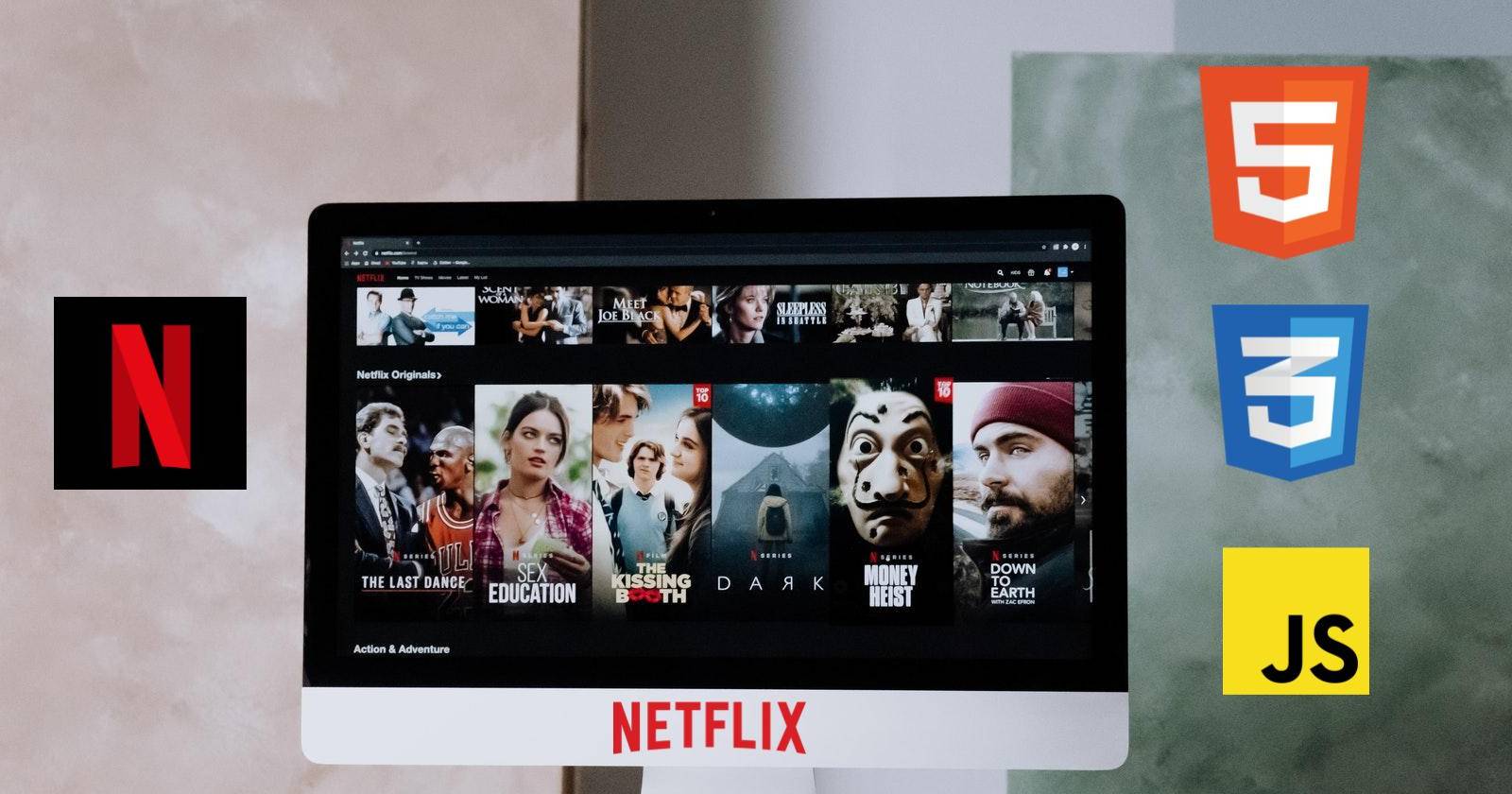 Слайдер в стиле Netflix — CSS и JS