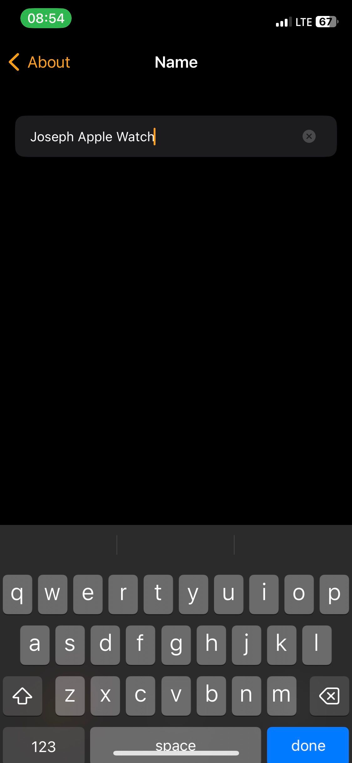 Как изменить имя Apple Watch