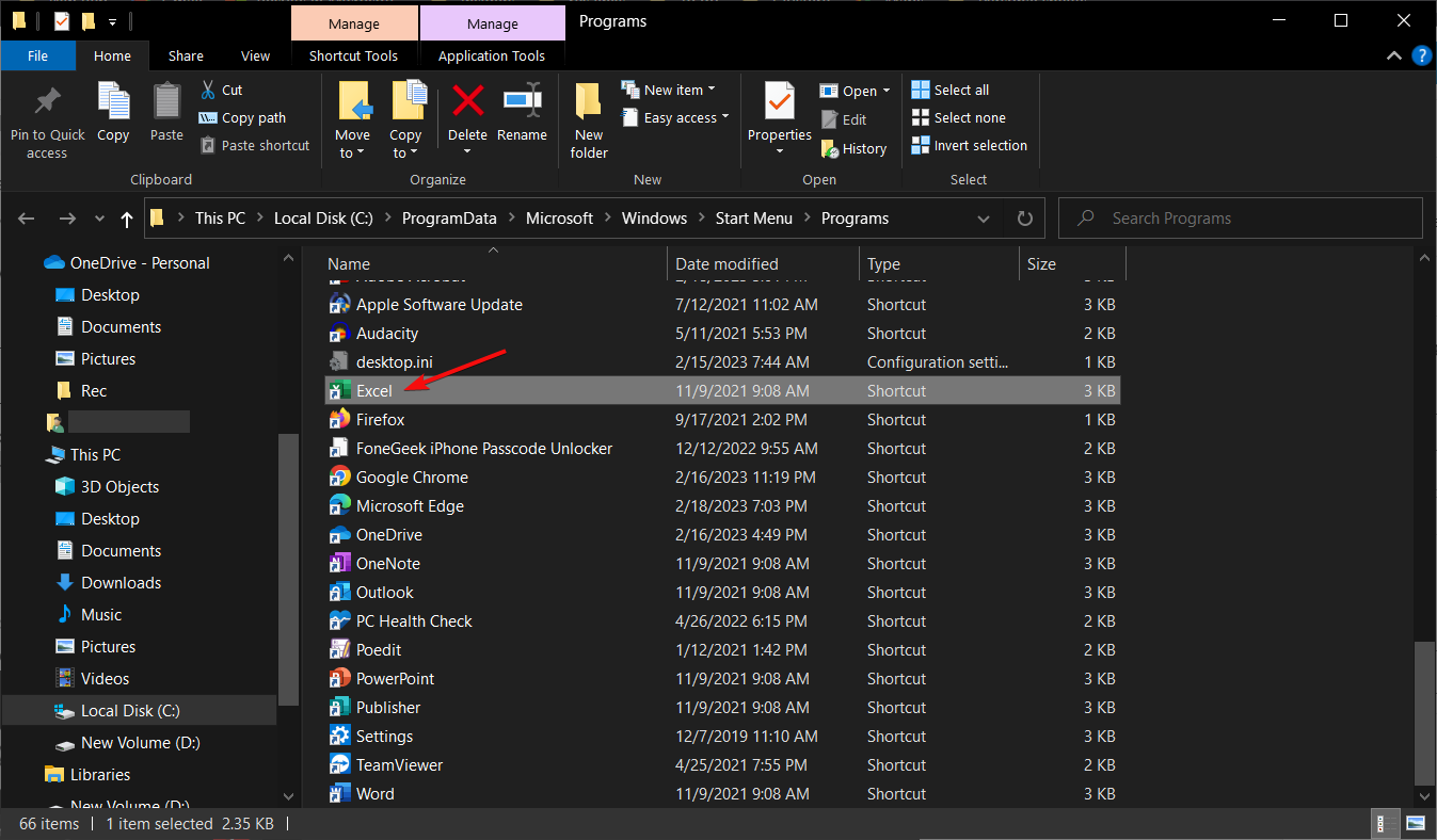 Держите Ctrl и дважды щёлкните Excel для запуска в безопасном режиме