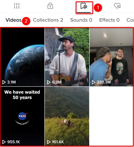 Выберите видео из Избранного