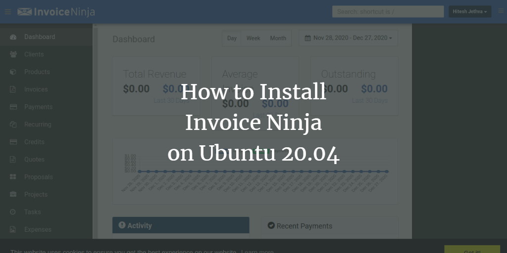 Установка Invoice Ninja на Ubuntu 20.04 с Apache и SSL