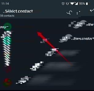 Android WhatsApp: опция 'Новая группа'