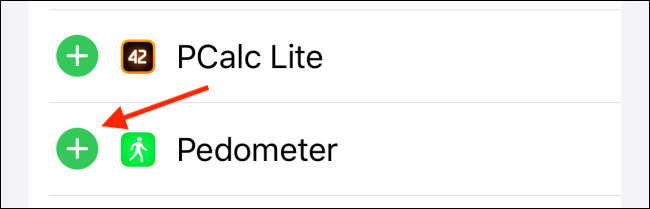 Tap on Plus button to add widget