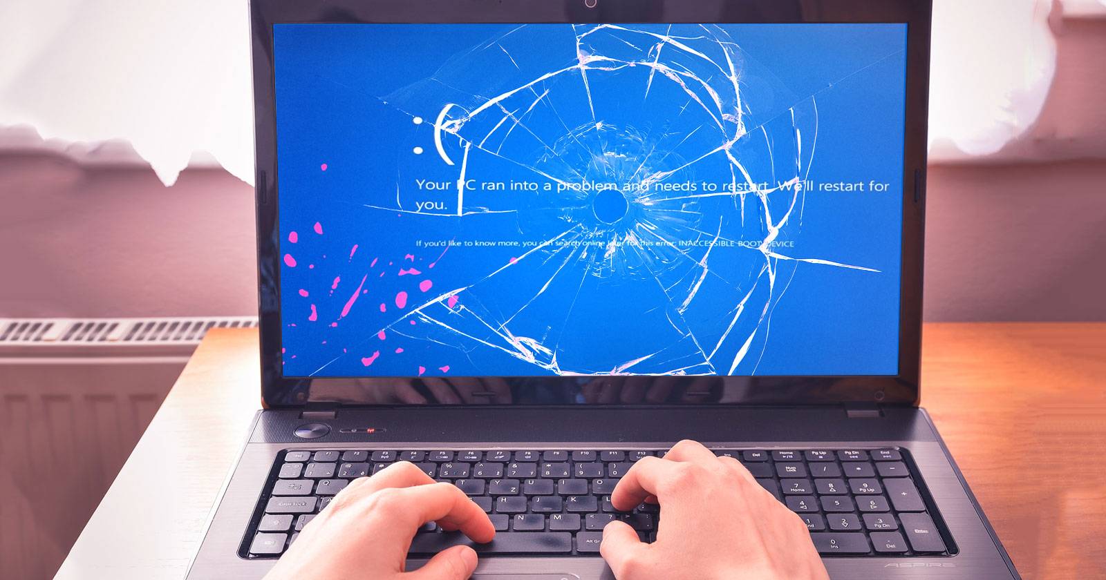 Inaccessible Boot Device — исправление в Windows 10