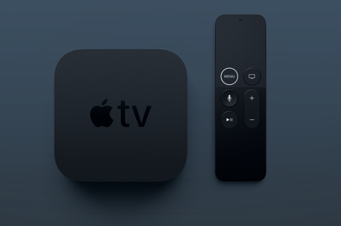 интерфейс Apple TV и устройство дистанционного управления