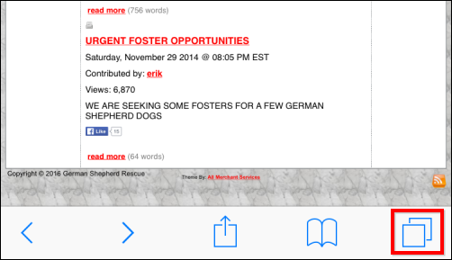 Показать все вкладки в Safari на iPhone