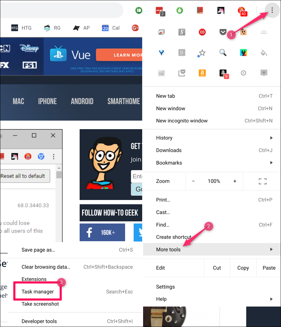 Диспетчер задач: сортировка по памяти и CPU