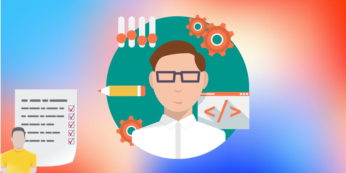 Доска с задачами и людьми около неё